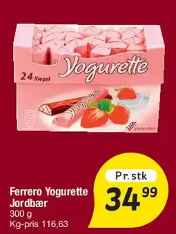 Fakta Tyskland Ferrero Yogurette Jordbær tilbud