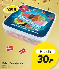 Fakta Tyskland Malaco Favourites Mix tilbud