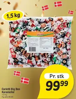 Fakta Tyskland Carletti Big Ben Karameller tilbud