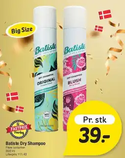 Fakta Tyskland Batiste Dry Shampoo tilbud