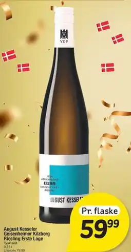 Fakta Tyskland August Kesseler Geisenheimer Kilzberg Riesling Erste Lage tilbud