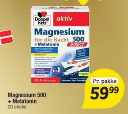 Fakta Tyskland Magnesium 500 + Melatonin tilbud
