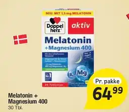 Fakta Tyskland Melatonin + Magnesium 400 tilbud