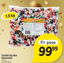 Fakta Tyskland Carletti Big Ben Karameller tilbud