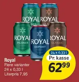 Fakta Tyskland Royal (øl kasse) tilbud