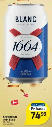 Fakta Tyskland Kronenbourg 1664 Blanc tilbud