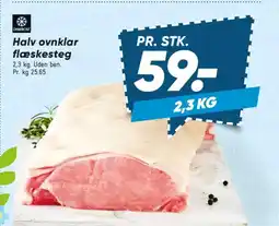 Bilka Halv ovnklar flæskesteg tilbud
