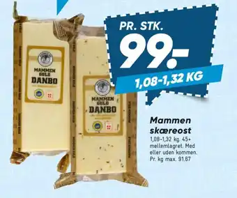 Bilka Mammen skæreost tilbud