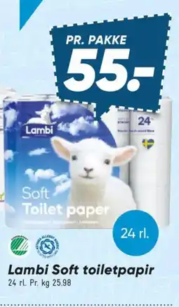 Bilka Lambi Soft toiletpapir tilbud