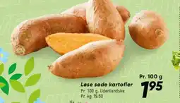 Bilka Løse søde kartofler tilbud