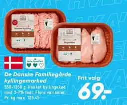 Bilka De Danske Familiegårde kyllingemarked tilbud