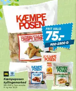 Bilka Kæmpeposen kyllingemarked tilbud