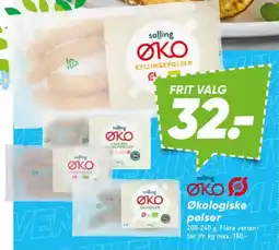 Bilka Salling Økologiske pølser tilbud