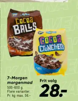 Bilka 7-Morgen morgenmad tilbud