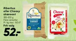 Bilka Riberhus eller Cheasy skæreost tilbud