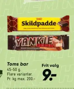 Bilka Toms bar tilbud