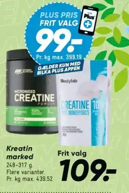 Bilka Kreatin marked tilbud