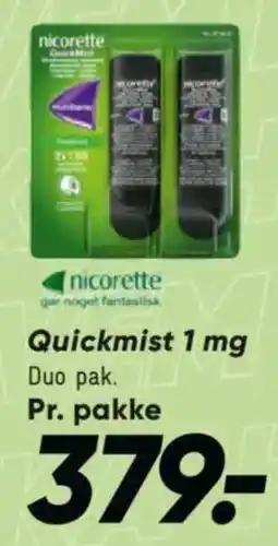 Bilka Nicorette Quickmist tilbud