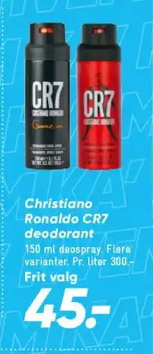 Bilka Christiano Ronaldo CR7 deodorant tilbud
