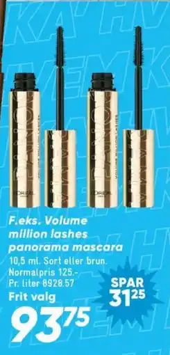 Bilka F.eks. Volume million lashes panorama mascara tilbud