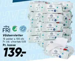 Bilka Salling Fri Vådservietter tilbud