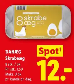 Lidl DANÆG Skrabeæg tilbud