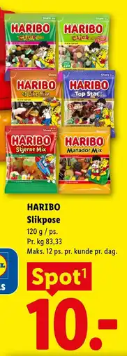 Lidl HARIBO Slikpose tilbud