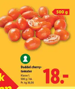 Lidl Daddel cherry- tomater tilbud
