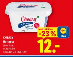 Lidl CHEASY Hytteost tilbud