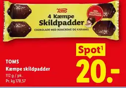 Lidl TOMS Kæmpe skildpadder tilbud
