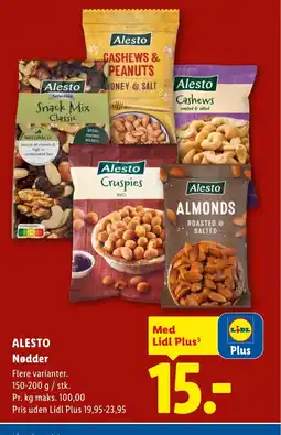 Lidl ALESTO Nødder tilbud