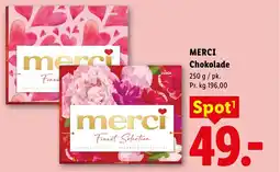 Lidl MERCI Chokolade tilbud