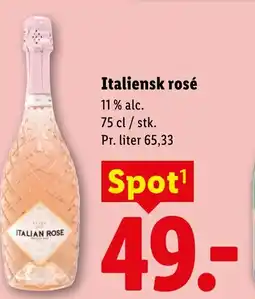 Lidl Italiensk rosé tilbud