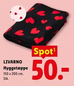 Lidl LIVARNO Hyggetæppe tilbud