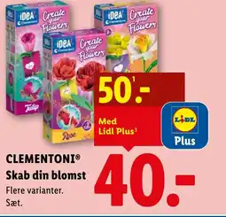 Lidl CLEMENTONIⓇ Skab din blomst tilbud