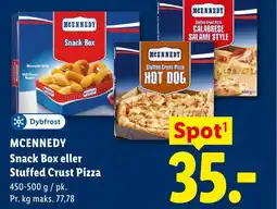 Lidl MCENNEDY Snack Box eller Stuffed Crust Pizza tilbud