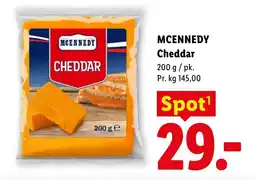 Lidl MCENNEDY Cheddar tilbud