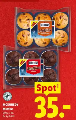 Lidl MCENNEDY Muffins tilbud