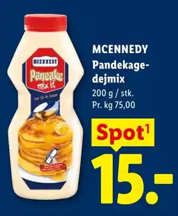 Lidl MCENNEDY Pandekage- dejmix tilbud