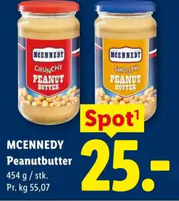 Lidl MCENNEDY Peanutbutter tilbud
