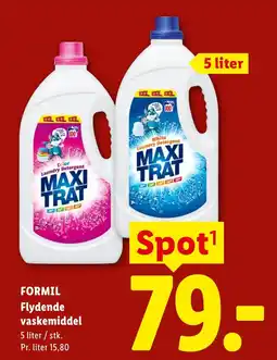 Lidl FORMIL Flydende vaskemiddel tilbud