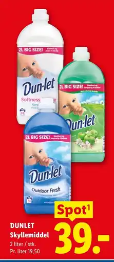 Lidl DUNLET Skyllemiddel tilbud