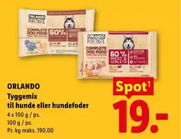Lidl ORLANDO Tyggemix til hunde eller hundefoder tilbud