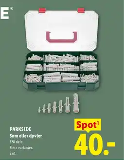 Lidl PARKSIDE Søm eller dyvler tilbud