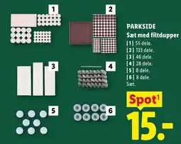 Lidl PARKSIDE Sæt med filtdupper tilbud