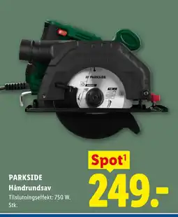 Lidl PARKSIDE Håndrundsav tilbud