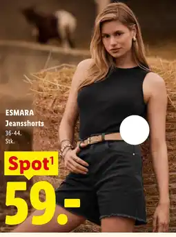 Lidl ESMARA Jeansshorts tilbud