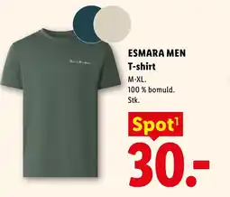 Lidl ESMARA MEN T-shirt tilbud