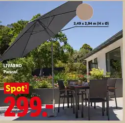 Lidl LIVARNO Parasol tilbud