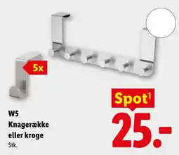 Lidl W5 Knagerække eller kroge tilbud